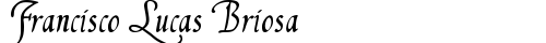 Francisco Lucas Briosa Regular free truetype font