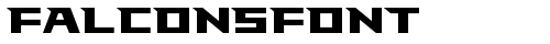 FalconsFont Regular truetype шрифт