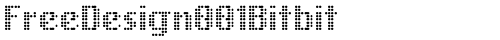 FreeDesign001Bitbit Regular truetype шрифт
