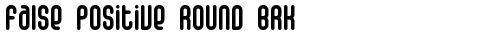 False Positive Round BRK Normal truetype font