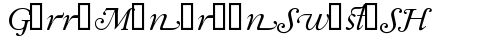 GarryMondrianSwashSH Regular truetype font