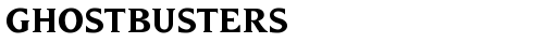 Ghostbusters Regular Truetype-Schriftart kostenlos