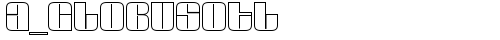 a_GlobusOtl Regular truetype font