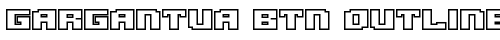 Gargantua BTN Outline Regular truetype шрифт бесплатно