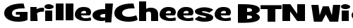 GrilledCheese BTN Wide Blk Regular truetype шрифт бесплатно