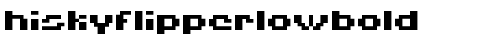 HISKYFLIPPERLOWBOLD Regular truetype font