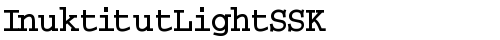 InuktitutLightSSK Bold truetype шрифт
