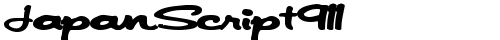 JapanScript911 Bold TrueType-Schriftart