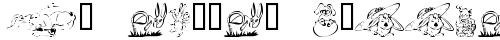 KR Easter Bunnies Regular TrueType-Schriftart