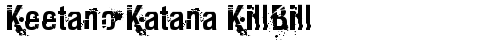 Keetano Katana KillBill Bold free truetype font