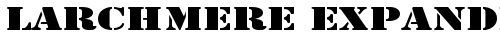 Larchmere Expanded Regular truetype шрифт бесплатно