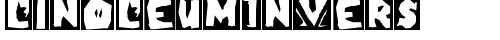 LinoLeumInvers Regular truetype font