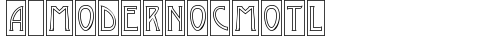 a_ModernoCmOtl Regular free truetype font