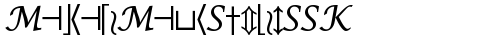 MachadoMathSymbolSSK Regular font TrueType