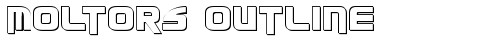 Moltors Outline Outline la police truetype gratuit