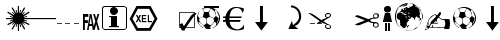 Martin Vogel's Symbols Regular truetype шрифт бесплатно