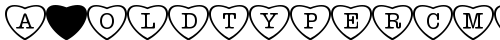 a_OldTyperCmDcFnt1 Normal truetype шрифт