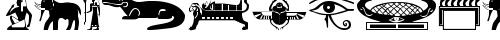 OldEgyptGlyphs Regular truetype font