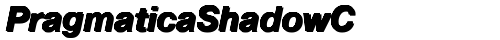 PragmaticaShadowC Bold Italic truetype fuente gratuito