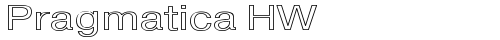 Pragmatica HW Regular truetype font