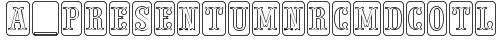 a_PresentumNrCmDcOtl Regular font TrueType