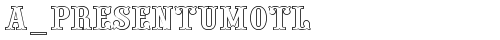 a_PresentumOtl Regular font TrueType