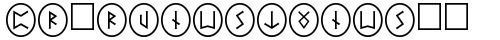 PR_Runestones_2 Normal free truetype font