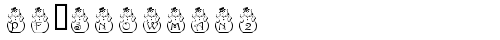 pf_snowman2 Regular font TrueType