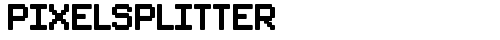 PixelSplitter Regular TrueType-Schriftart