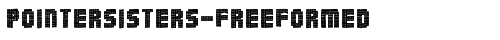 PointerSisters-Freeformed Regular truetype шрифт