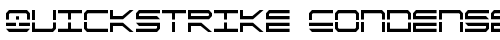 QuickStrike Condensed Condensed truetype шрифт