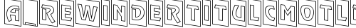 a_RewinderTitulCmOtlDn Regular free truetype font