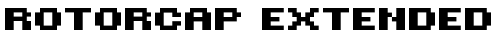 ROTORcap Extended Bold Regular truetype шрифт