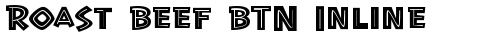 Roast Beef BTN Inline Regular free truetype font