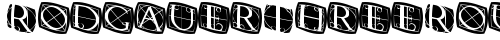 RodgauerThreeRounded Medium font TrueType