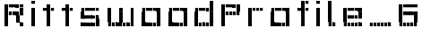 RittswoodProfile_6 Regular truetype шрифт