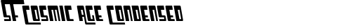 SF Cosmic Age Condensed Oblique TrueType-Schriftart