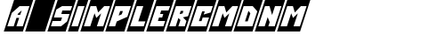 a_SimplerCmDnm Regular font TrueType