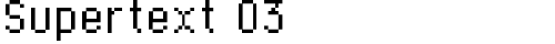 Supertext 03 Regular truetype шрифт