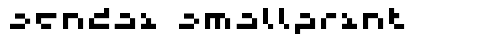 Sendai Smallprint Regular font TrueType