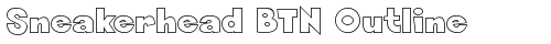 Sneakerhead BTN Outline Regular free truetype font