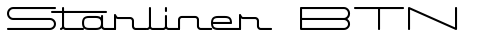 Starliner BTN Regular truetype font