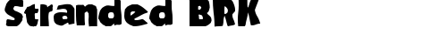 Stranded BRK Regular free truetype font