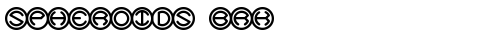 Spheroids BRK Regular free truetype font