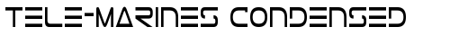 Tele-Marines Condensed Condensed truetype font
