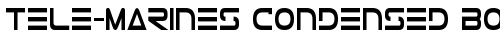 Tele-Marines Condensed Bold Condensed Bold free truetype font