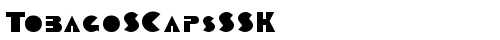 TobagoSCapsSSK Regular truetype font