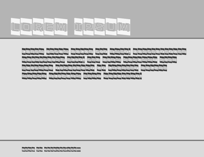 a_LineaSansCmB&WDn example