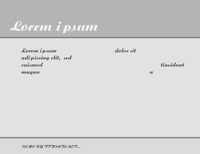 Ariston-ExtraBold-Italic example