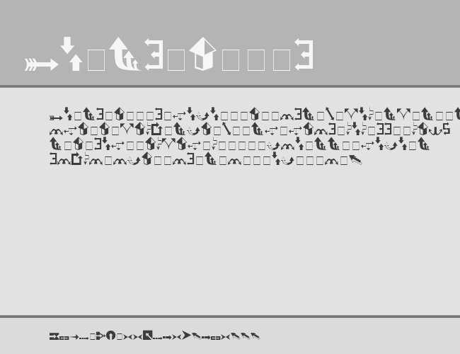 Carr Arrows (filled) example